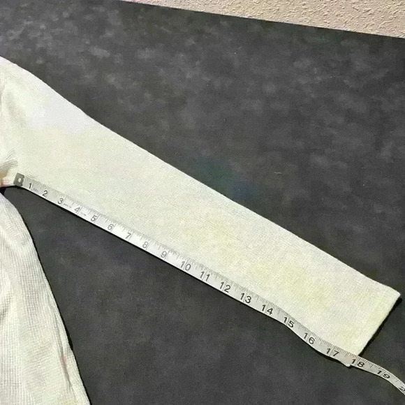 Y2K Juicy Couture Womens Logo Waffle Scoop Neck Long Sleeve Top Size Medium - Picture 6 of 9